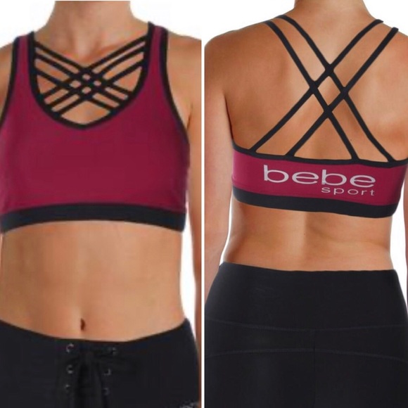 🤫[3 FOR $30] bebe Logo Sport Bra - Picture 2 of 8